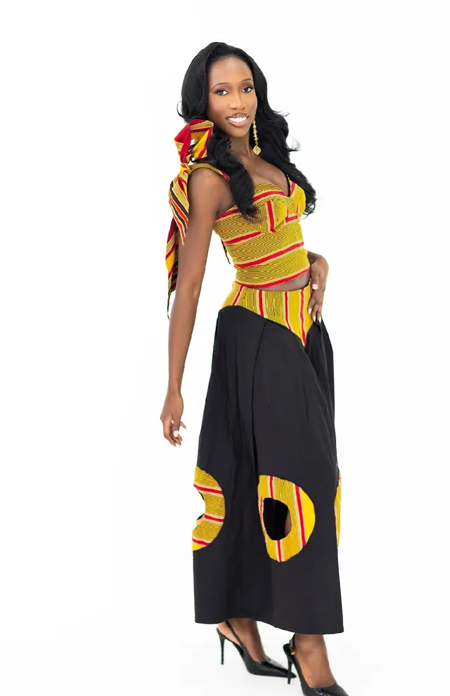 Nabacwa High Waisted Kikoy Hollow Skirt 