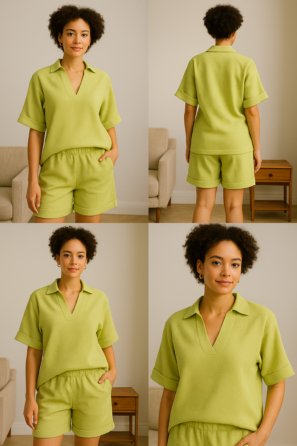 Sage Breeze Two-Piece Set