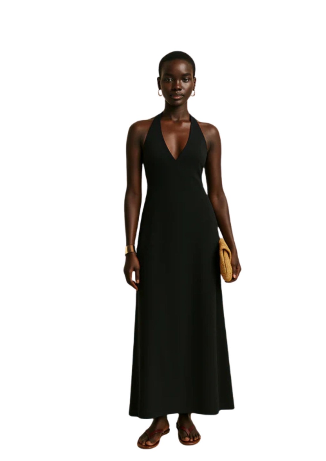 Sable halter neck dress